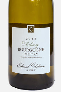 Bourgogne Chardonnay Chitry 2021 Wit- Domaine Edmond Chalmeau