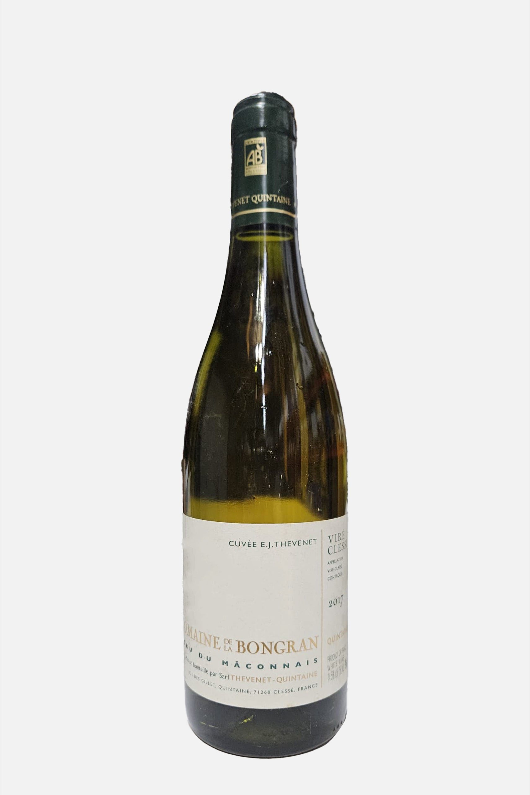 Viré-Clessé Bongran 2019 Wit, Domaine Thevenet