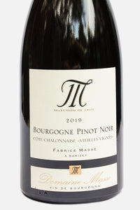 Bourgogne Pinot Noir Veilles Vignes 2022 Rood  Domaine Masse
