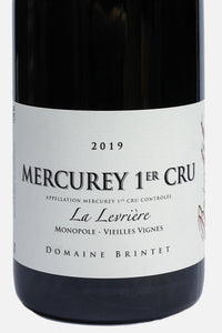 Mercurey 1 e Cru La Levrière 2021 Rood, Domaine Brintet